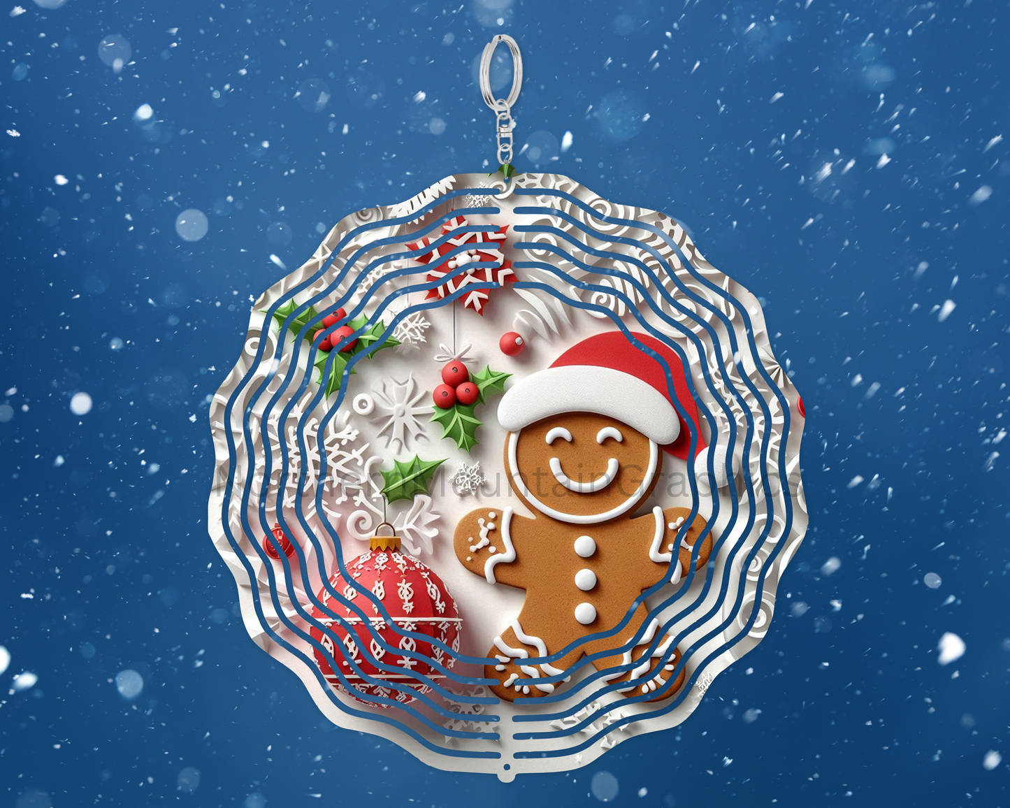 Gingerbread with hat Wind Spinner