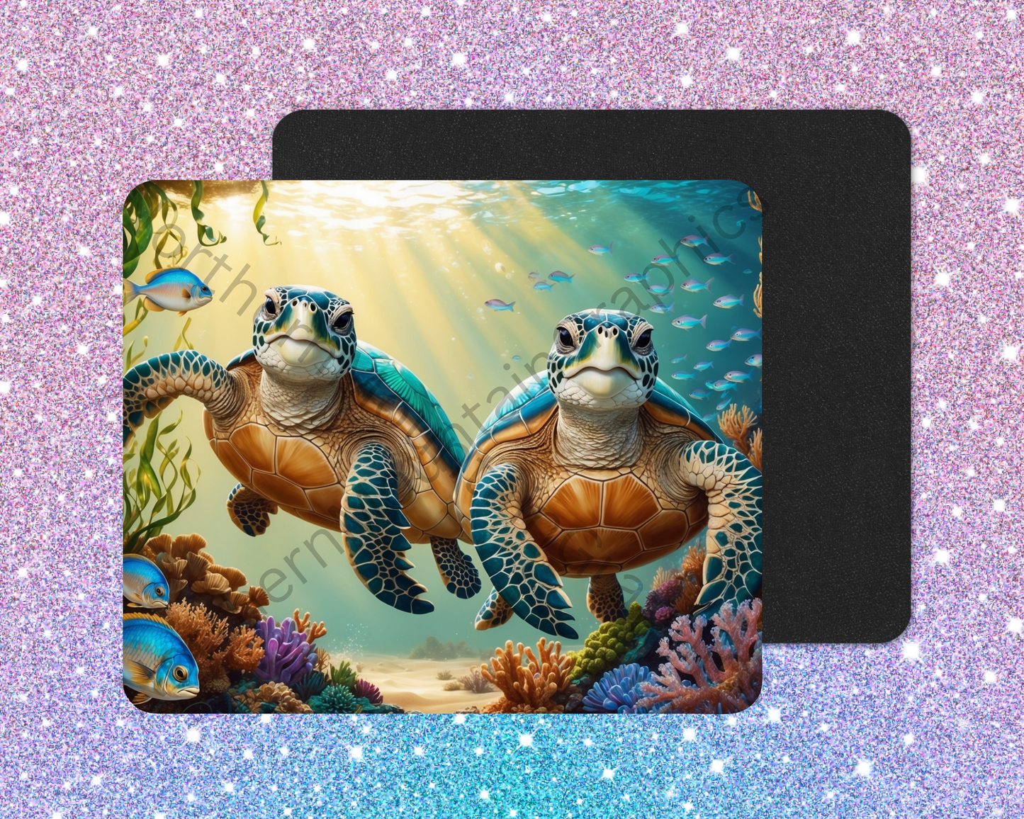 Sea Turtle Reef Companions Mouse Pad