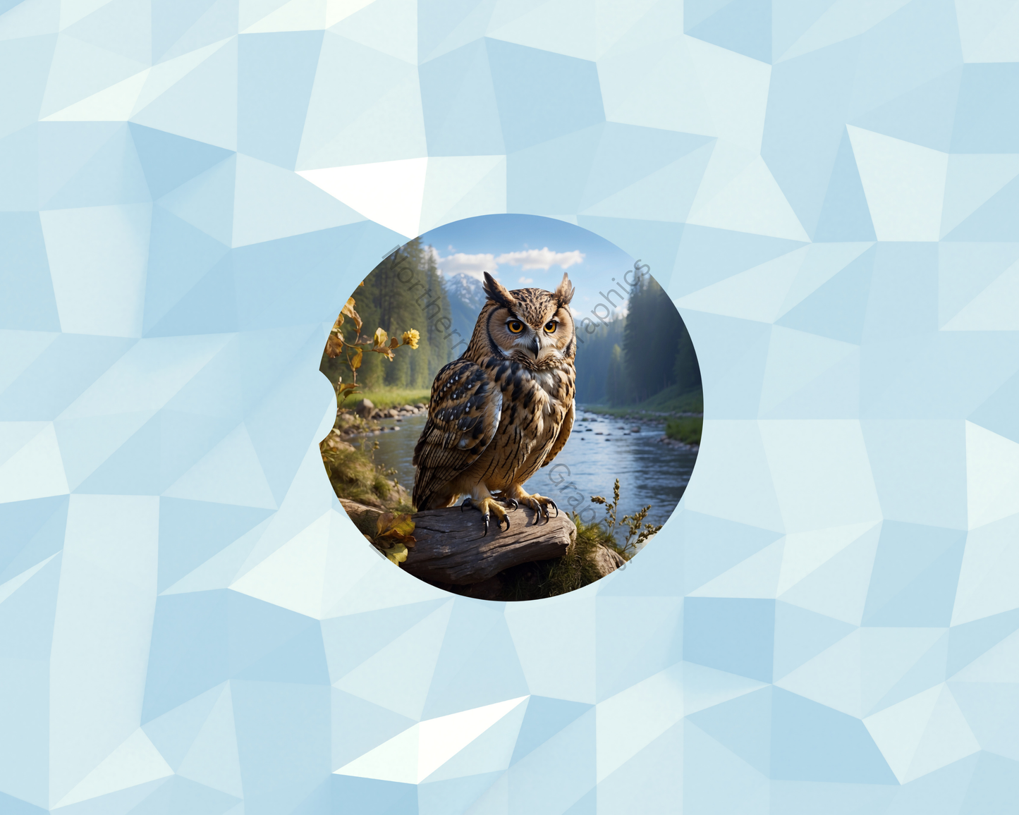 River Valley Owl Car Coaster