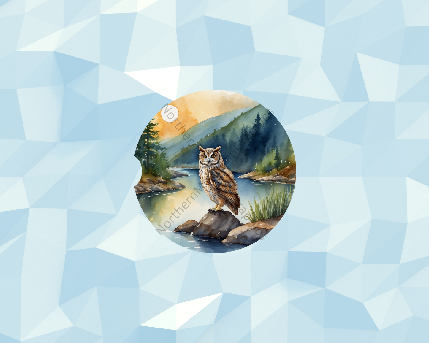 Sunrise River Owl Car Coaster