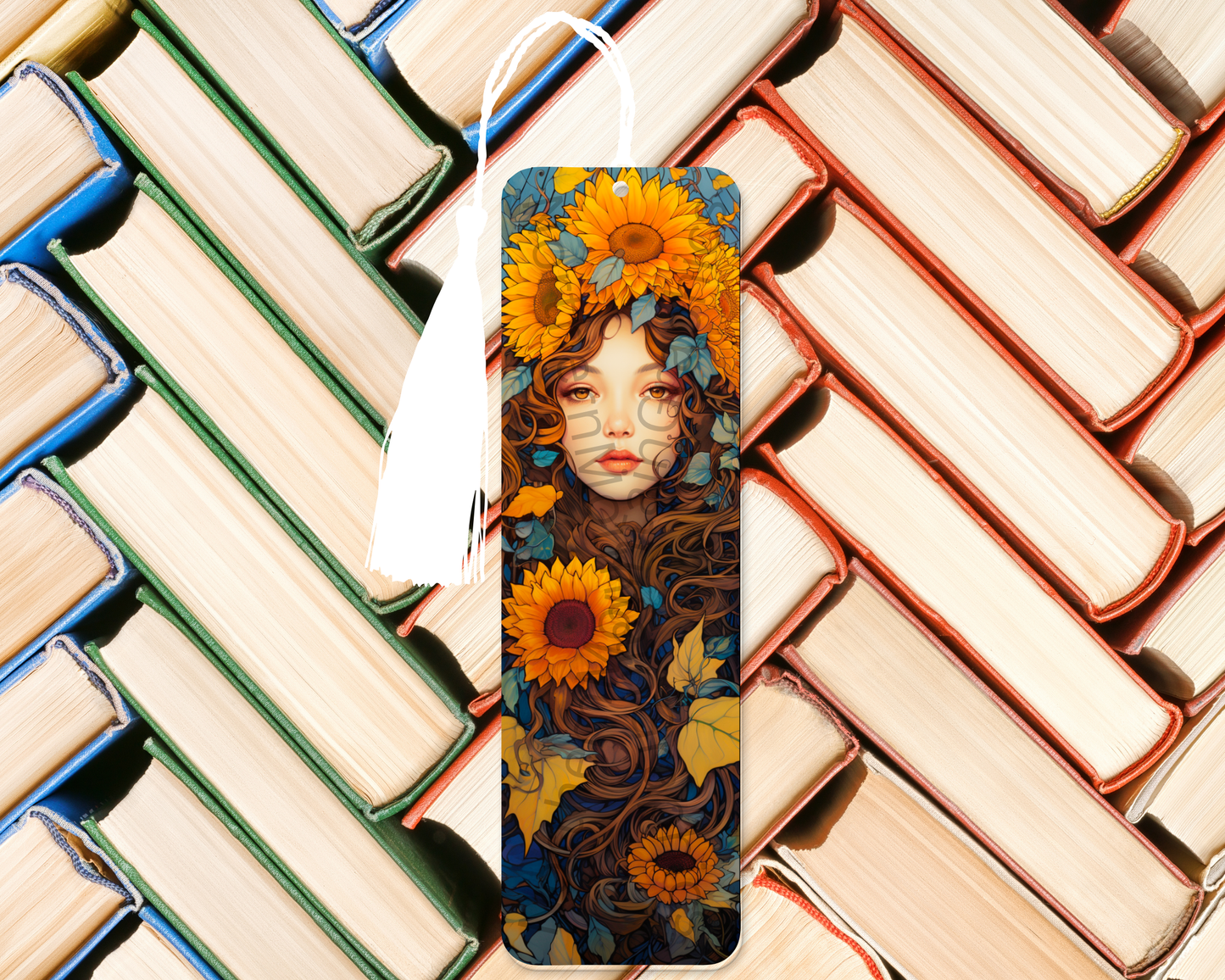 Sunflower Goddess Bookmark