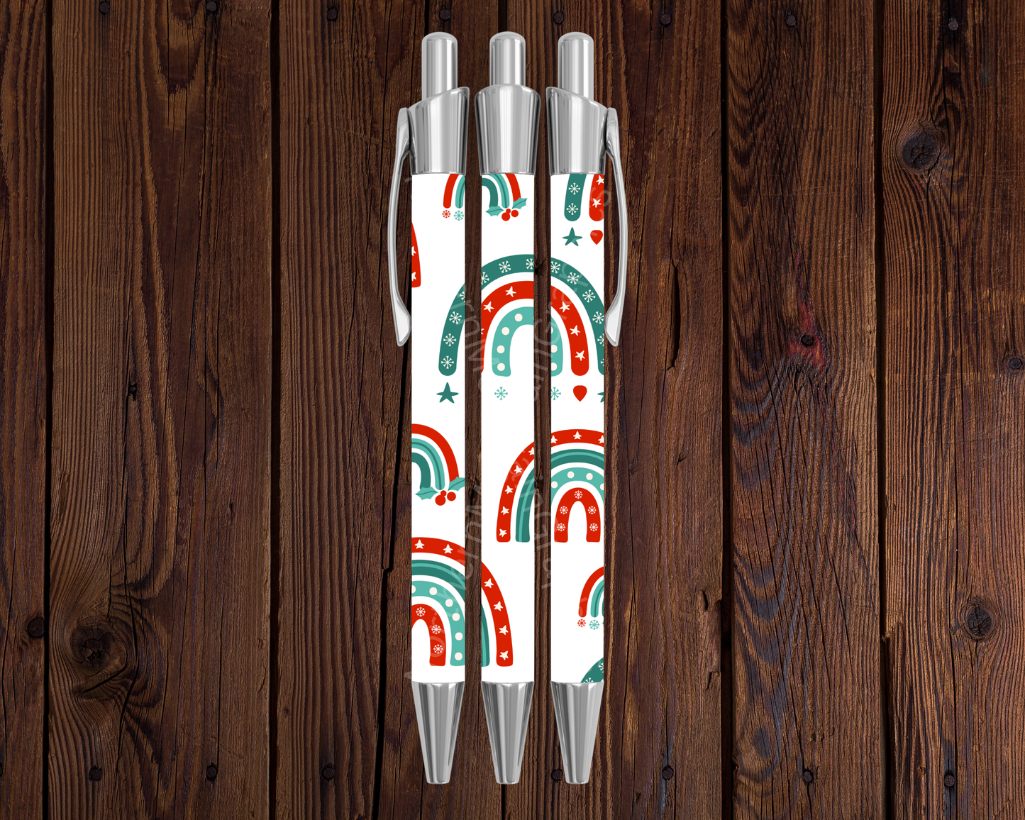 Christmas Rainbow Pattern Christmas Pen