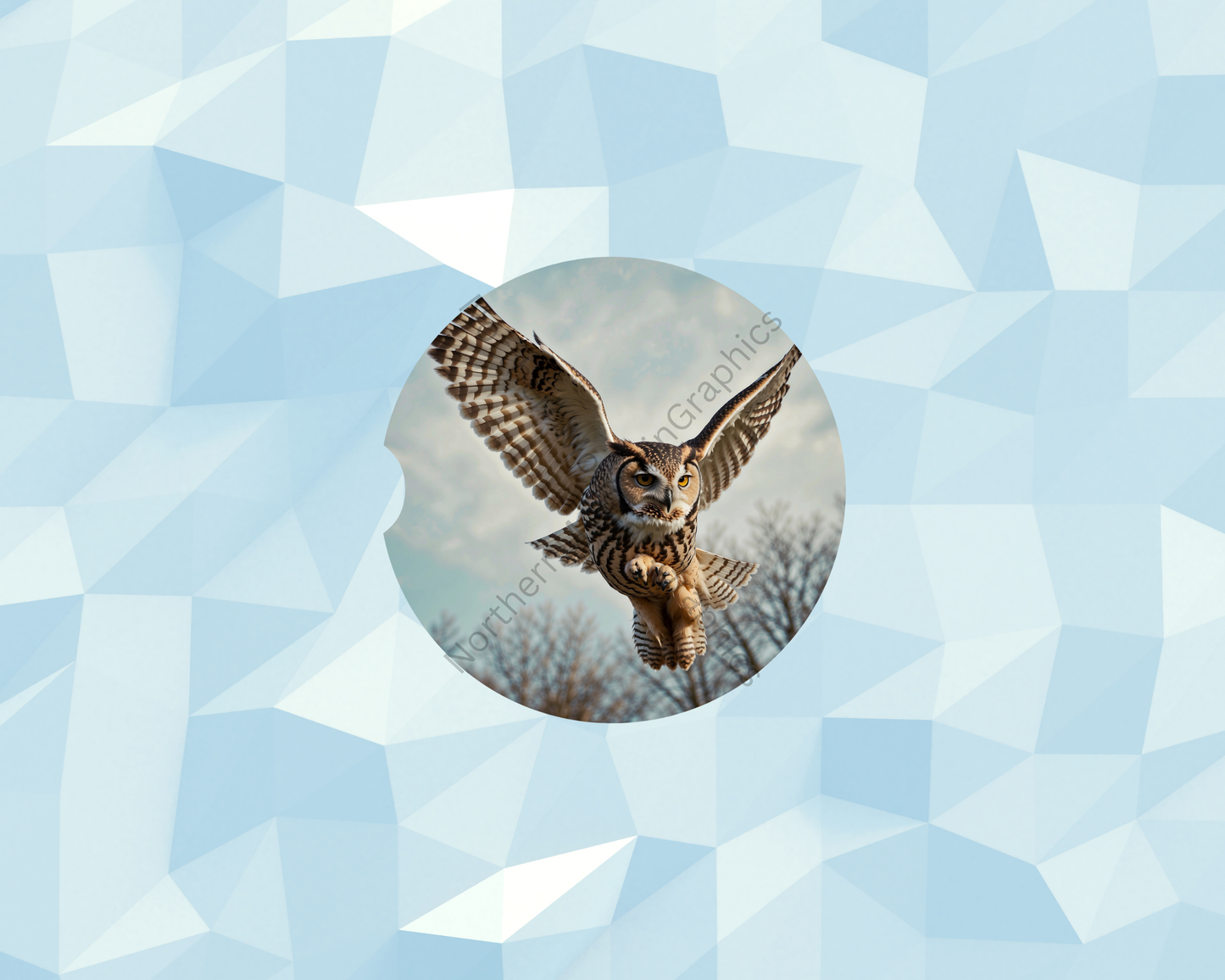 Skybound Forest Owl Hunter Car Coaster