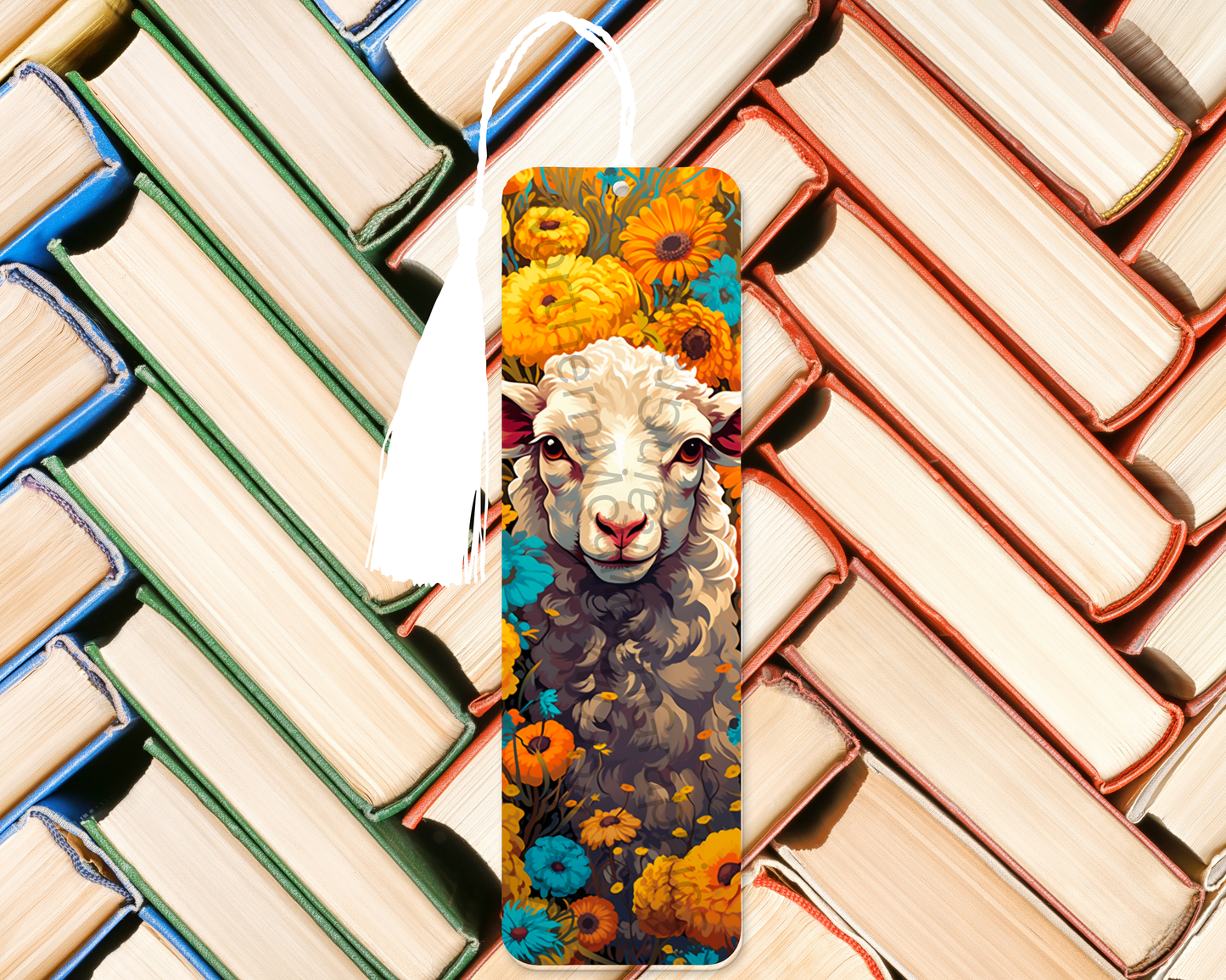 Wildflower Wool Bookmark