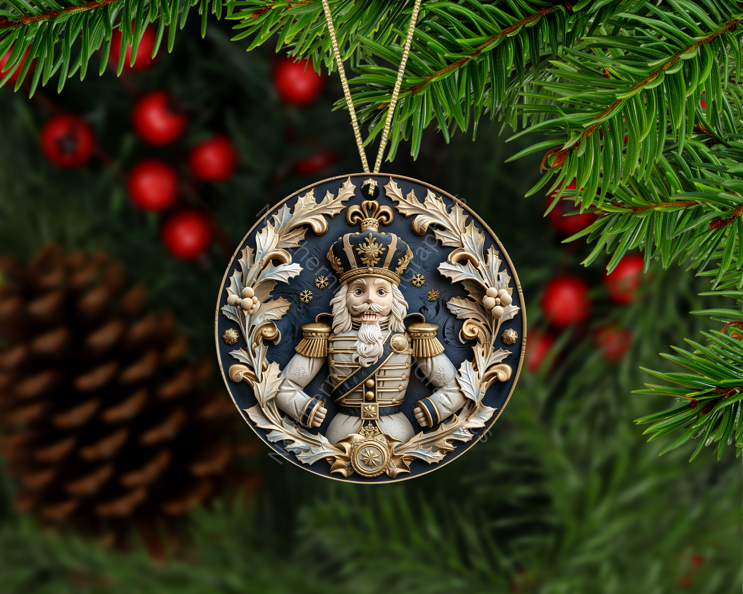 Royal Nutcracker Soldier Christmas Ornament