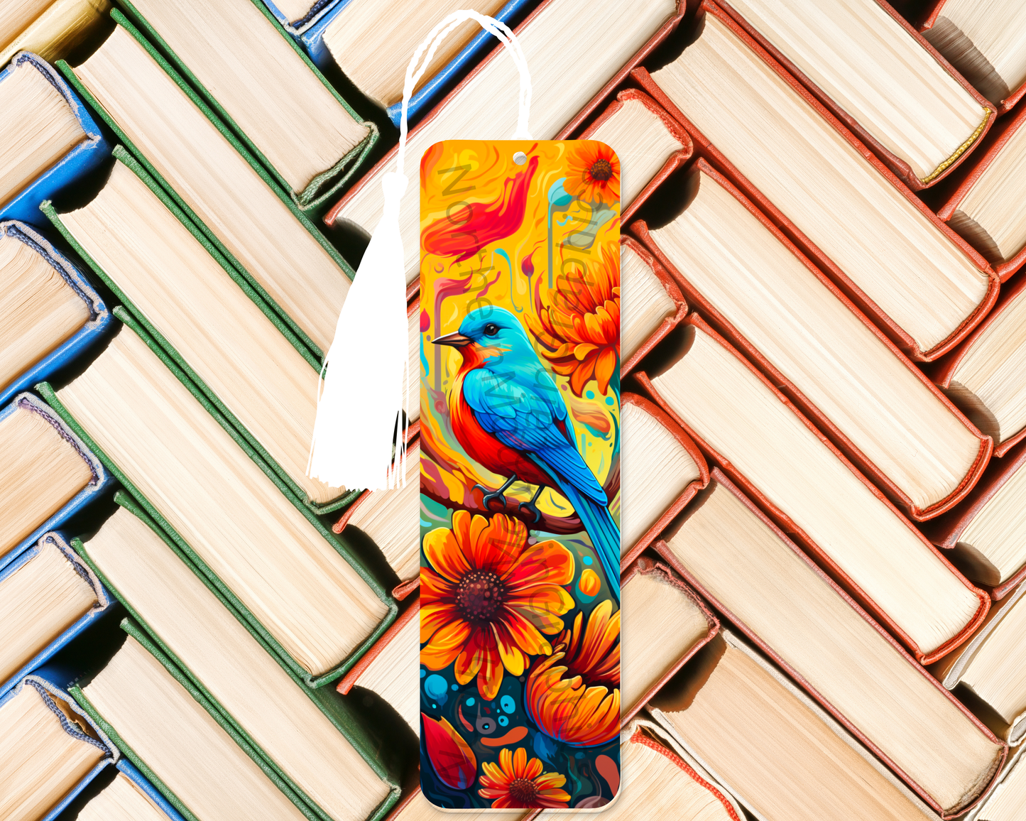 Golden Garden Songbird Bookmark