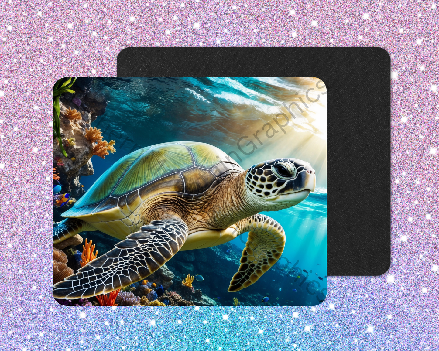 Reeflight Sea Turtle Journey Mouse Pad