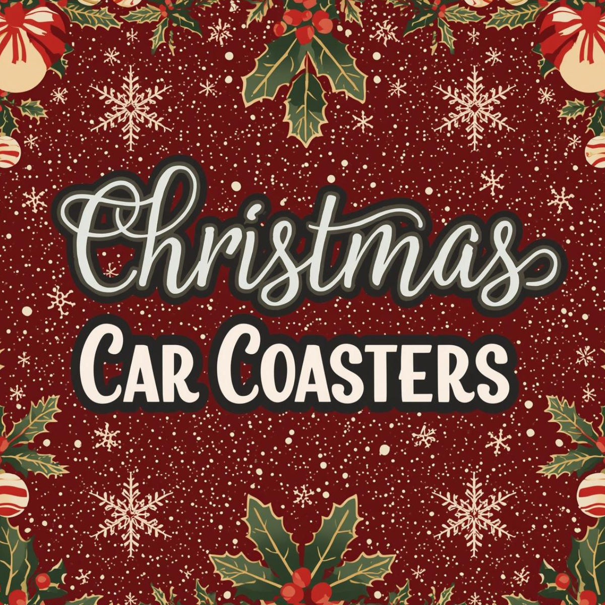 Christmas Car Coasters