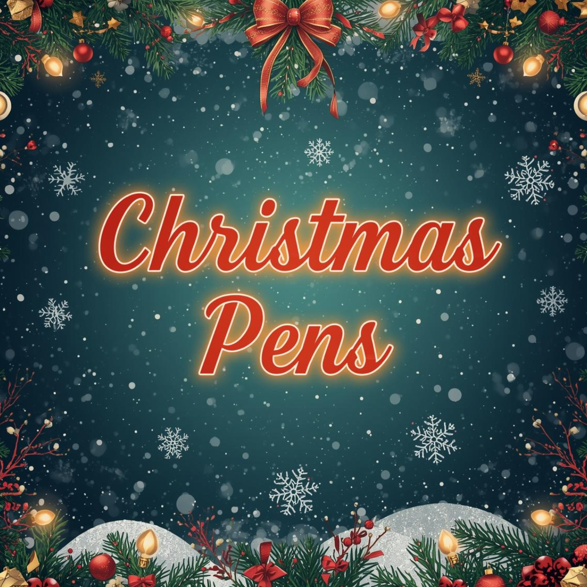 Christmas Pens