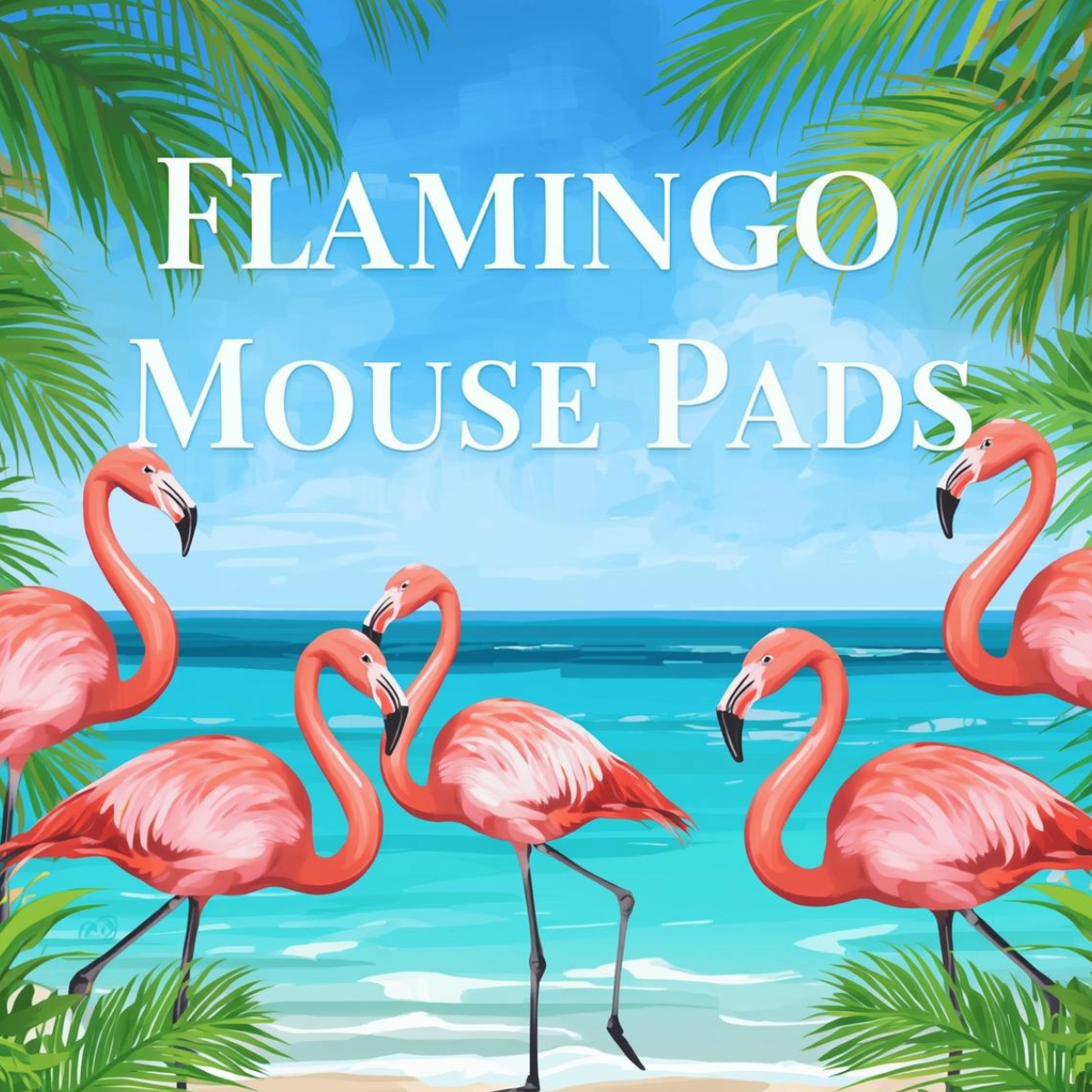 Flamingo Mouse Pads