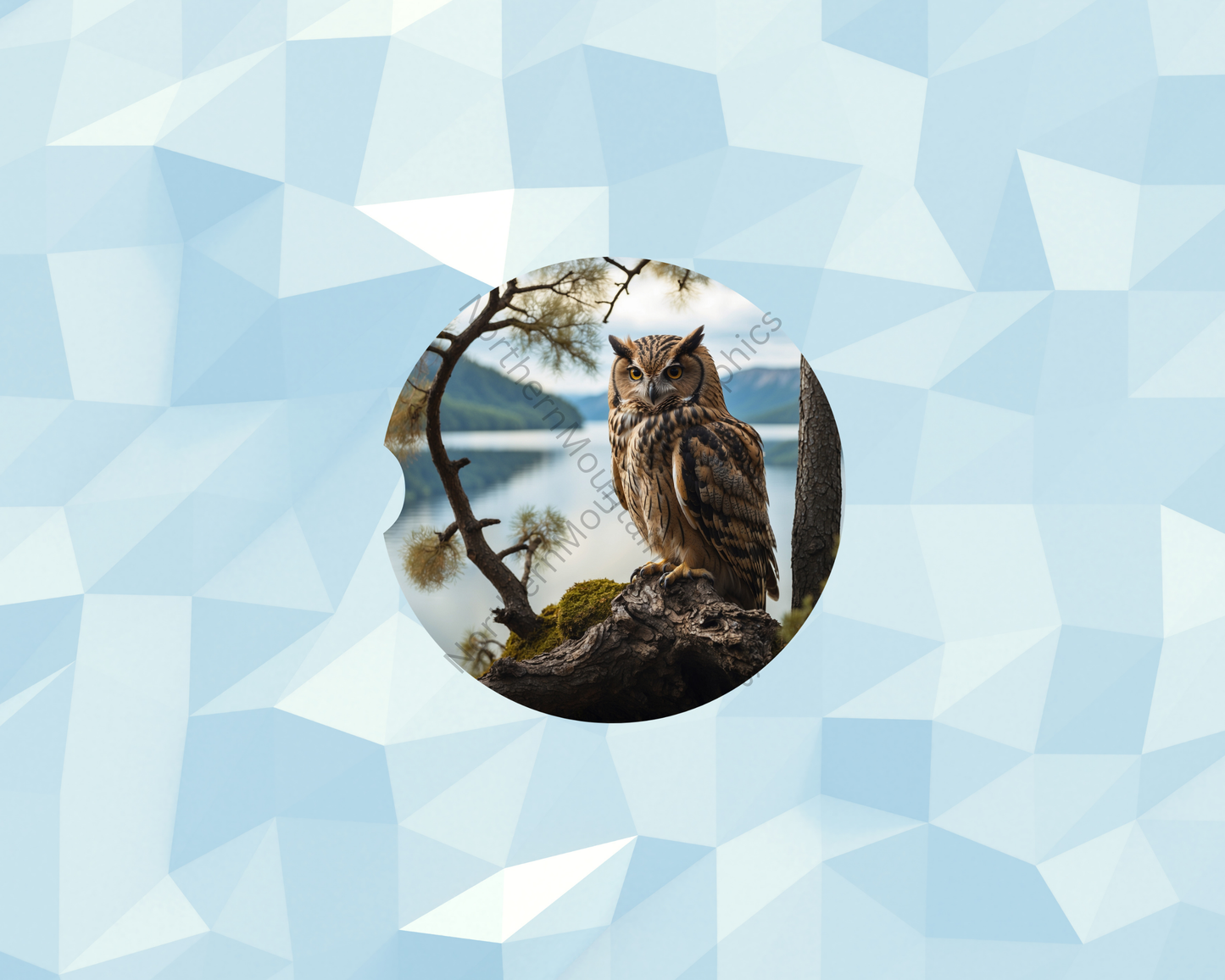 Lakeside Pine Owl Car Coaster