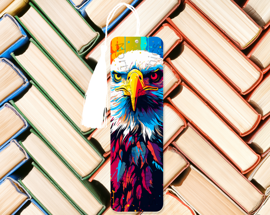 Colorful Bald Eagle Bookmark