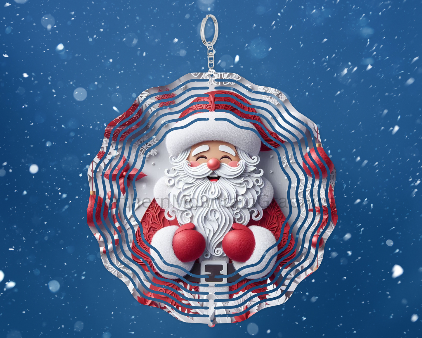 Cozy Santa Joy Wind Spinner