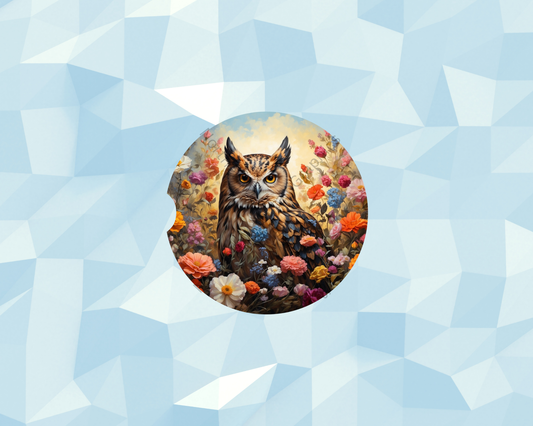 Blossom Meadow Owl Car Coaster