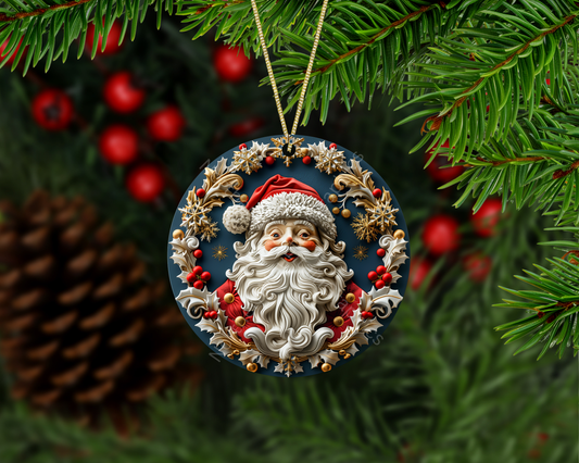 Vintage Santa Claus Christmas Christmas Ornament