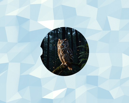 Twilight Forest Owl Car Coaster