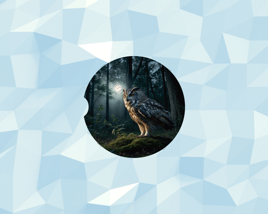 Midnight Grove Owl Car Coaster