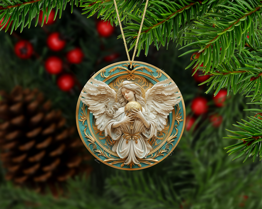 Heavenly Angel Christmas Ornament