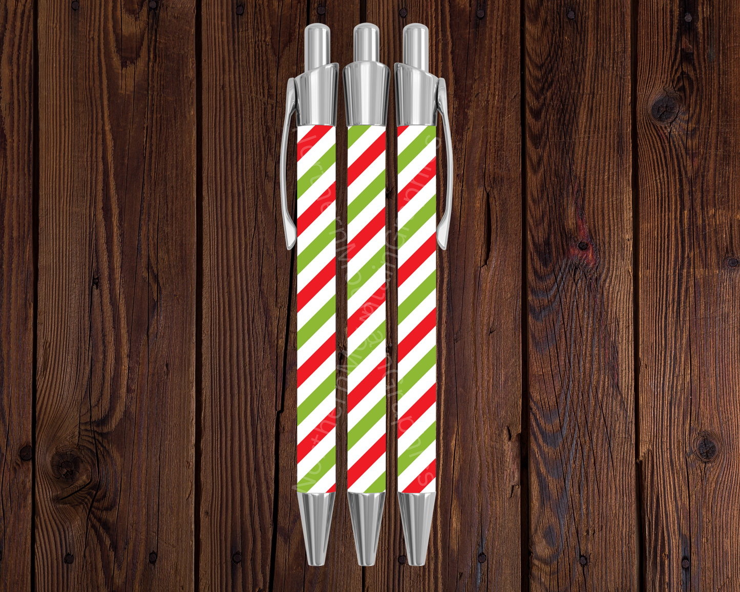 Candy Cane Stripes Christmas Pen