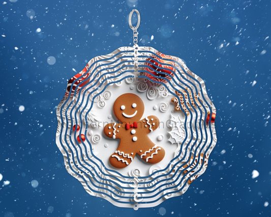 Gingerbread Cookie Magic Wind Spinner