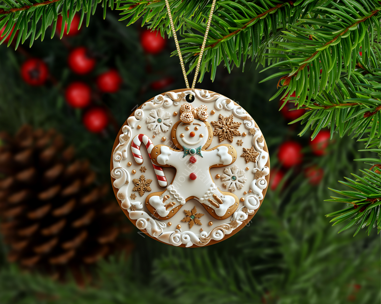 Gingerbread Christmas Christmas Ornament