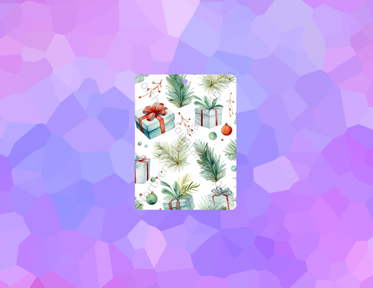 Watercolor Christmas Gift Pattern Christmas Air Freshener