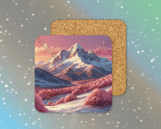 Blush Winter Range Winter Square Coaster