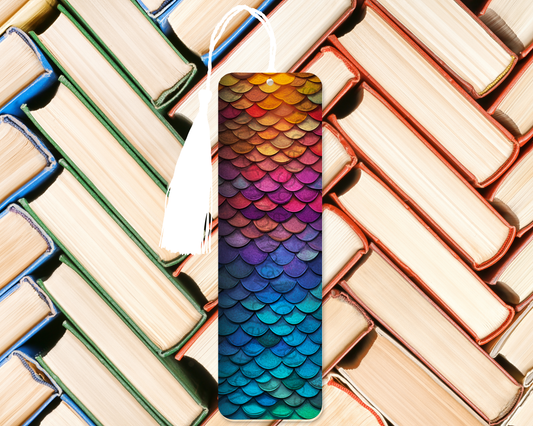 Rainbow Layered Texture Bookmark