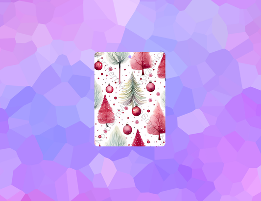 Watercolor Christmas Tree Pattern Christmas Air Freshener