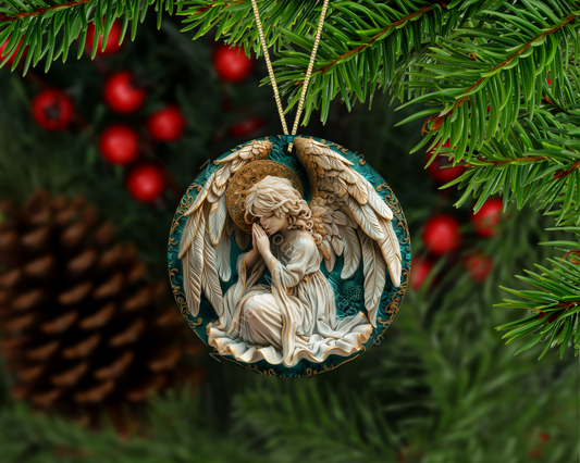 Praying Angel Christmas Ornament