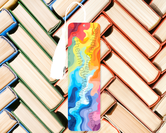 Rainbow Melt Flow Bookmark