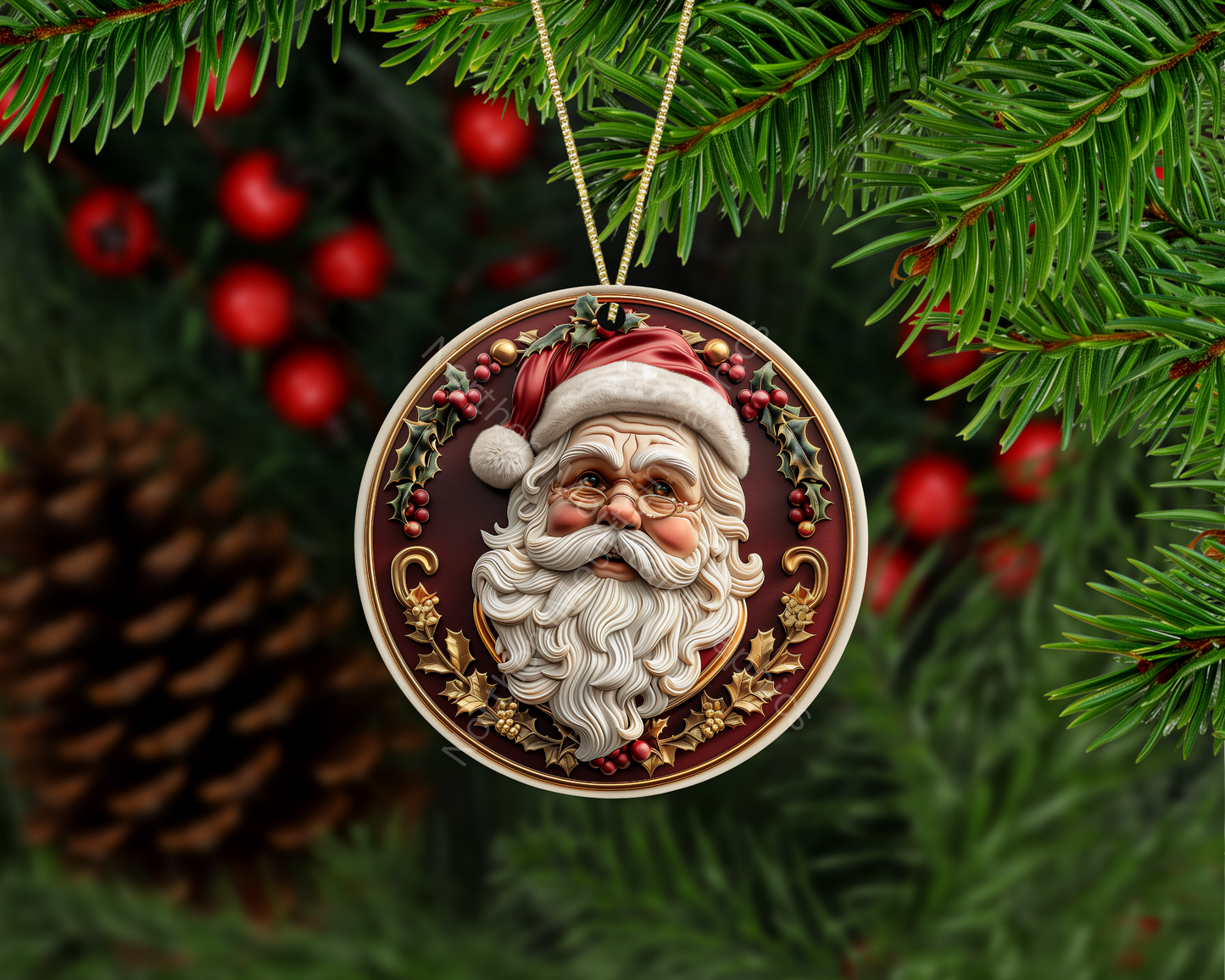 Santa Claus Christmas Ornament