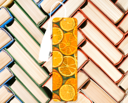 Fresh Citrus Slice Orange Bookmark