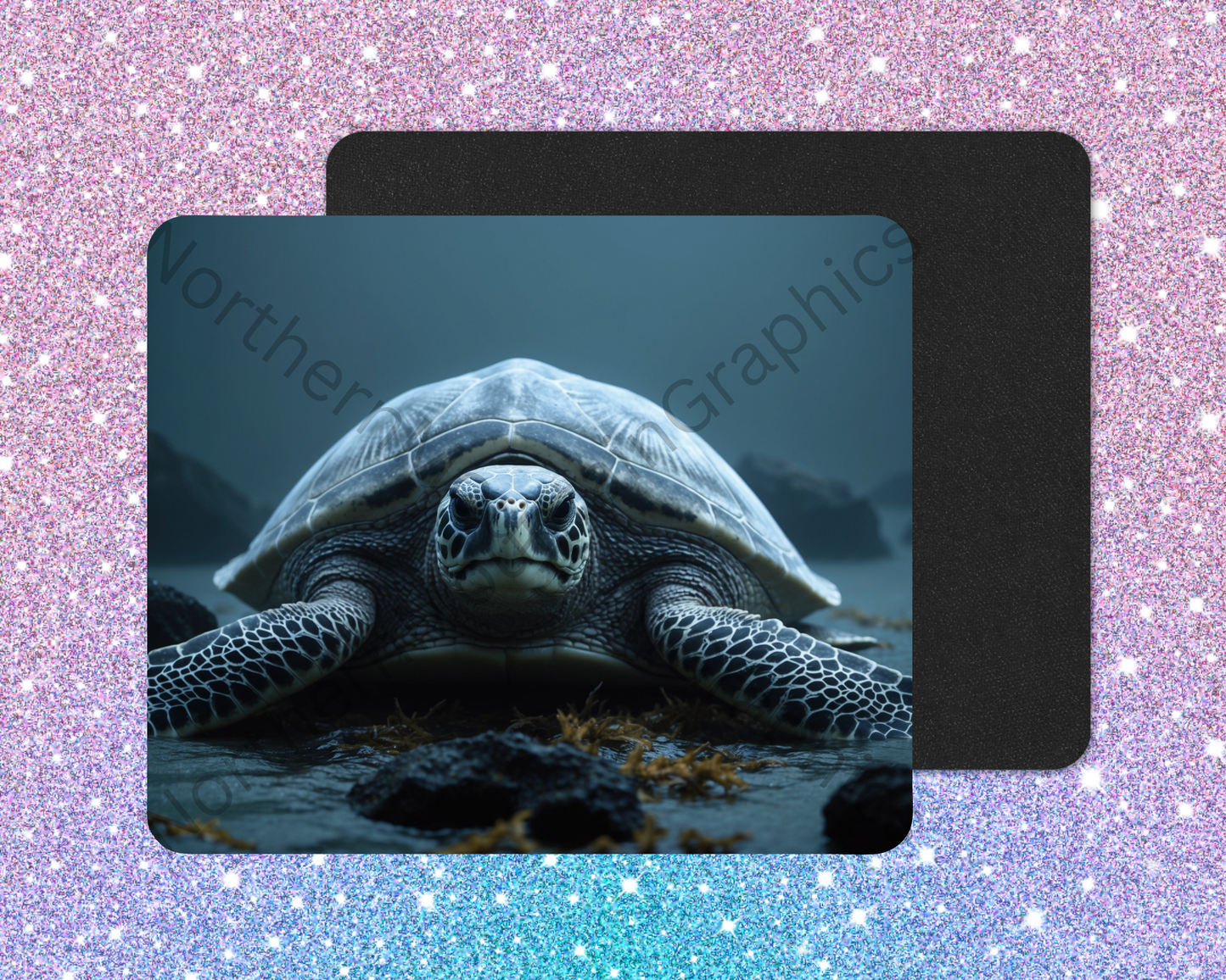 Still Tide Sea Turtle Mouse Pad
