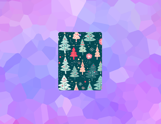 Colorful Christmas Tree Pattern Christmas Air Freshener