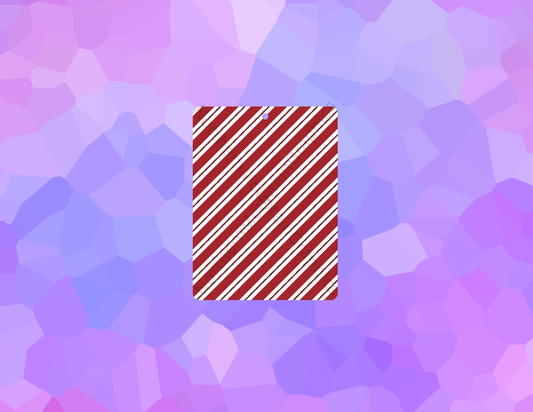 Red and White Stripes Christmas Air Freshener