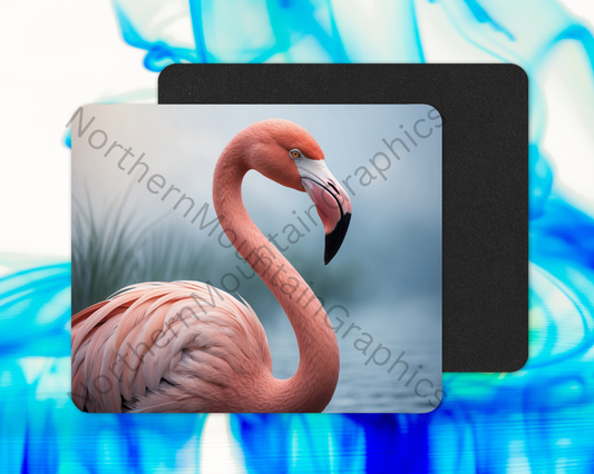 Serene Waters Flamingo Mouse Pad