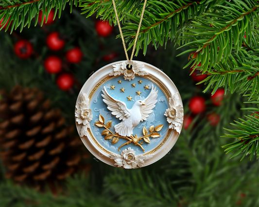 Peaceful Dove Christmas Ornament