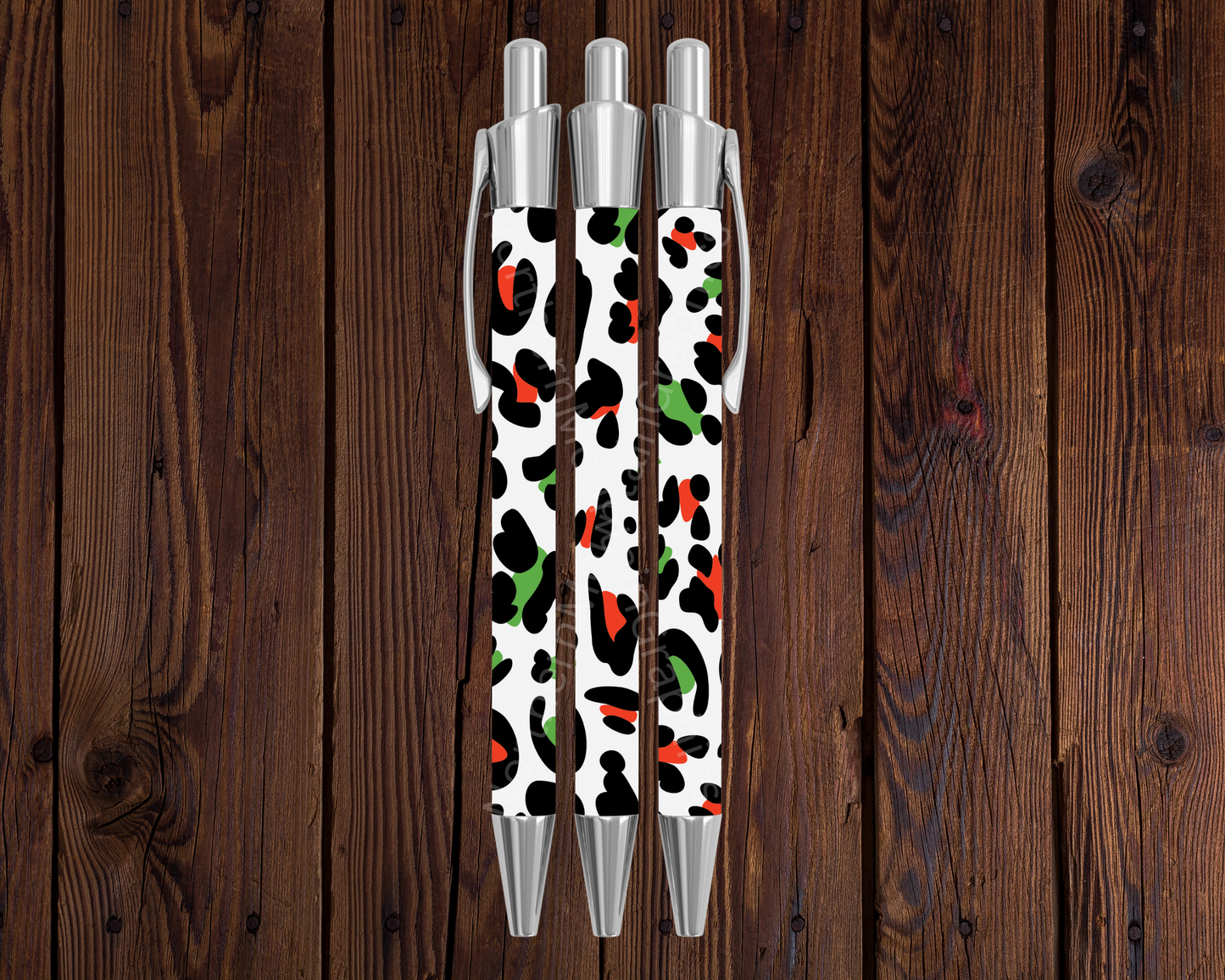 Christmas Leopard Print Christmas Pen