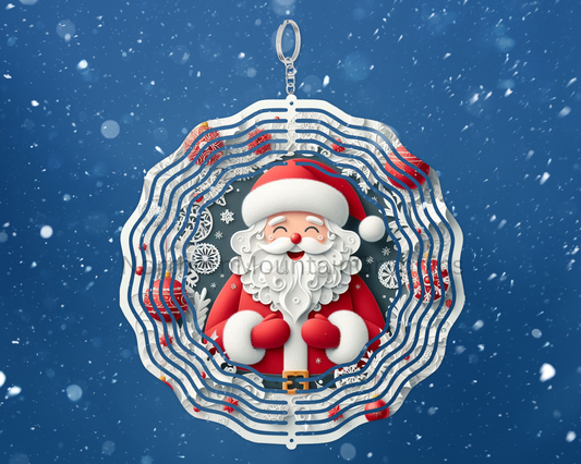 Jolly Santa Delight Wind Spinner