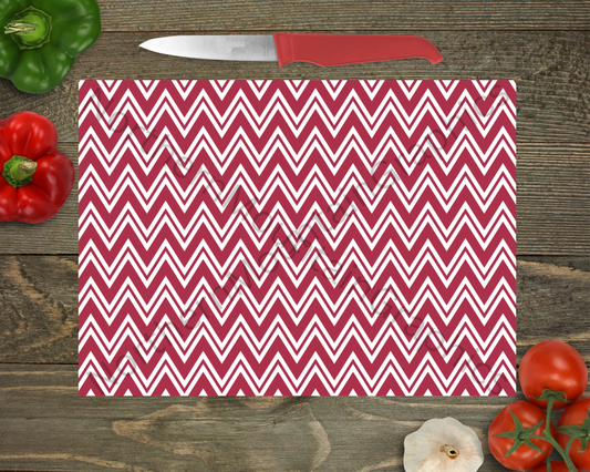 Glass Cutting Board Christmas