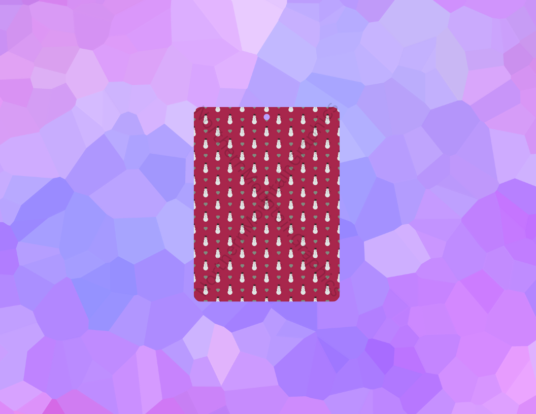 Snowman Holiday Christmas Air Freshener