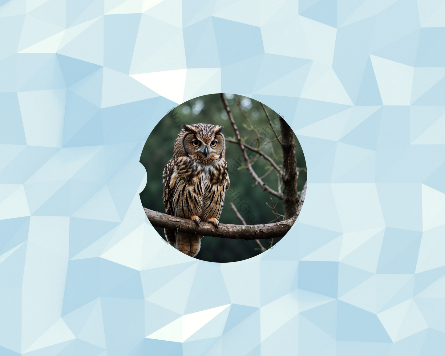 Forest Branch Owl Car Coaster