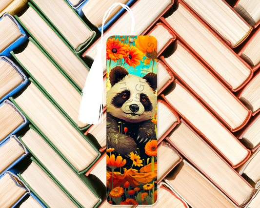 Panda Blossom Haven Bookmark