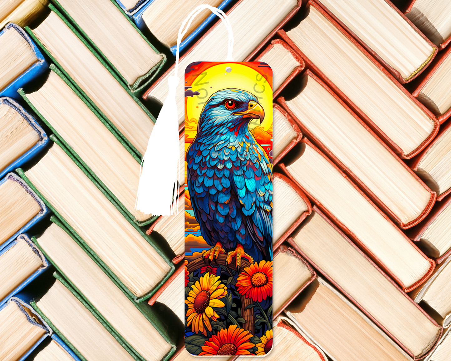 Solar Sky Eagle Bookmark