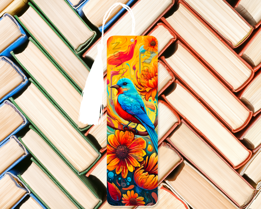 Golden Garden Songbird Bookmark