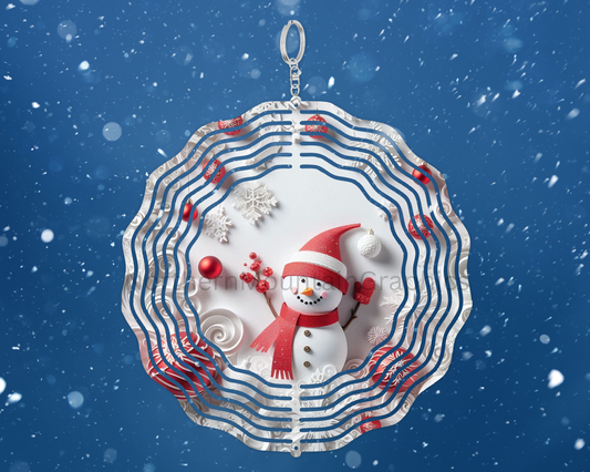 Snowman Holiday Magic Wind Spinner