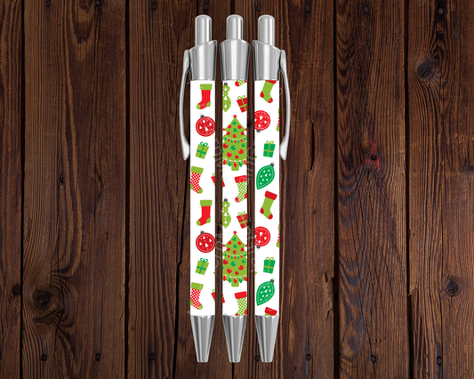 Whimsical Christmas Icons Christmas Pen