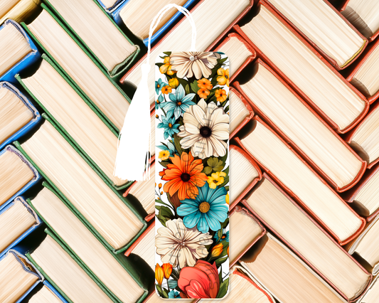Colorful Bloom Garden Bookmark