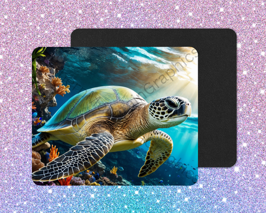 Reeflight Sea Turtle Journey Mouse Pad